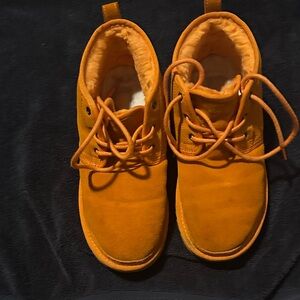 UGG Orange and Cream Cozy Footwear